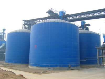 天门水泥钢板库改造