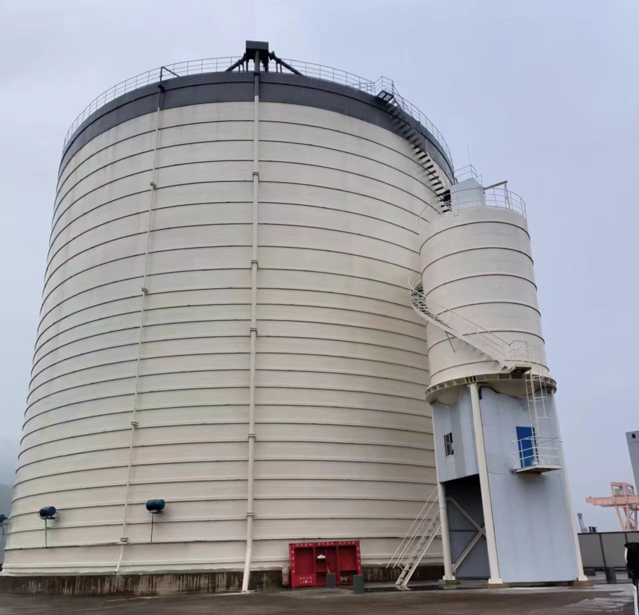 天门10万吨水泥钢板库